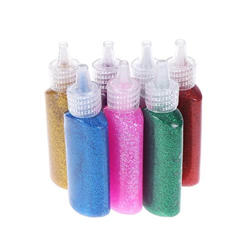 Milisten 7 Stück Glitzerkleber Bastelkleber für Kinderhandwerk Kindermalerei Bastelset für Malset für Kunst für Handwerk für Kinderkleber basteln von Milisten