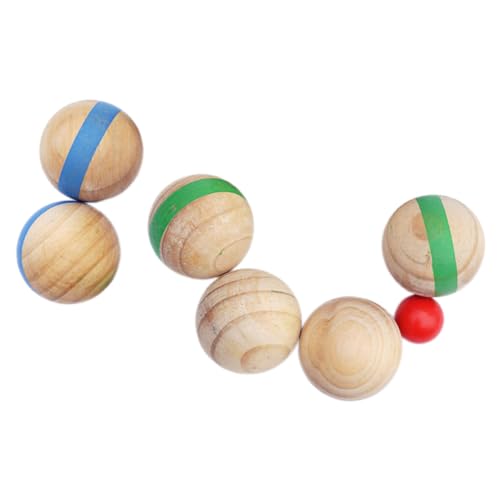 Milisten 7 Stück Teiliges Kreativen Holz Bocce Bällen für Outdoor Spiele für Familienfeiern und Freizeitaktivitäten im Garten Sicher und Langlebig Milisten 7 Stück Teiliges Kreativen Holz Bocce Bällen für Outdoor Spiele für Familienfeiern und Freizeitaktivitäten im Garten Sicher und Langlebig von Milisten