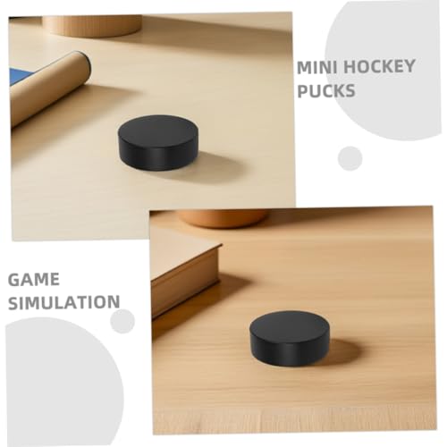 Milisten 7 Stück Teiliges Mini-Hockey-Pucks PU Eishockey Pucks Leicht und Robust für Indoor Outdoor-Spiele Partyspielzeug für Training und Mannschaftssport von Milisten