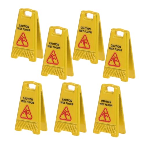 Milisten 7 Stück Teiliges Miniatur Warnschild Gelb Mini Bodenrutschgefahr Warnzeichen Realistische Sicherheitskennzeichnung Für Puppenhaus Miniaturgarten Lernspielzeug Milisten 7 Stück Teiliges Miniatur Warnschild Gelb Mini Bodenrutschgefahr Warnzeichen Realistische Sicherheitskennzeichnung Für Puppenhaus Miniaturgarten Lernspielzeug von Milisten