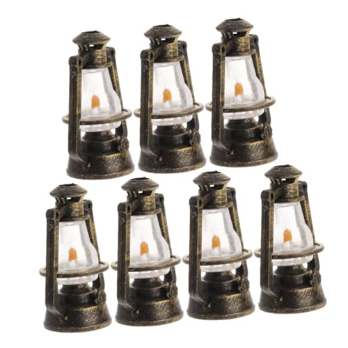 Milisten 7 Stück Vintage Kerosinlampen für Dollhouses Dekorative Mikrolandschaftsleuchten für DIY Projekte und Kreative Displays Milisten 7 Stück Vintage Kerosinlampen für Dollhouses Dekorative Mikrolandschaftsleuchten für DIY Projekte und Kreative Displays von Milisten