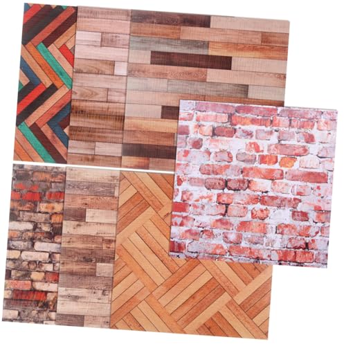 Milisten 7Blätter Wandtapete Für Puppenhäuser Bögen Selbstklebendes Tapepapier Im Holzdesign Dekorative Wandverkleidung Für Häuser Sicheres Material Für Kreative Wohnräume Milisten 7Blätter Wandtapete Für Puppenhäuser Bögen Selbstklebendes Tapepapier Im Holzdesign Dekorative Wandverkleidung Für Häuser Sicheres Material Für Kreative Wohnräume von Milisten