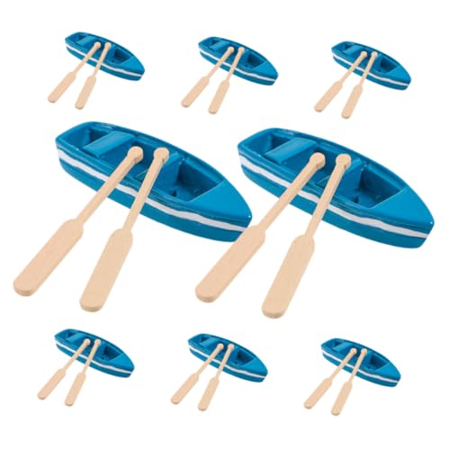Milisten 8 Sätze Teiliges Miniatur Schiffsmodell aus Resin mit Holz Doppelruder Kleine Boot Deko für Puppenhaus Strand Mikrolandschaft DIY Figuren Langlebig und Detailreich Milisten 8 Sätze Teiliges Miniatur Schiffsmodell aus Resin mit Holz Doppelruder Kleine Boot Deko für Puppenhaus Strand Mikrolandschaft DIY Figuren Langlebig und Detailreich von Milisten