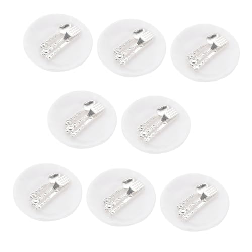 Milisten 8 Sets Besteck Mini Gabeln Mini Gabelschneider Miniatur Teller Mini Küchenzubehör Miniatur Löffel Ornamente Mini Kit Mini Szenen Layout Milisten 8 Sets Besteck Mini Gabeln Mini Gabelschneider Miniatur Teller Mini Küchenzubehör Miniatur Löffel Ornamente Mini Kit Mini Szenen Layout von Milisten