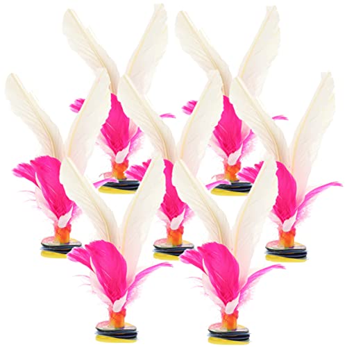 Milisten 8 Stck. Federball Aus Gänsefedern Chinesische Jianzi Badminton Shuttlecocks Fußsport Kick Federball Spiel-Kick Federball- Chinesischer Federball Gummi Milisten 8 Stck. Federball Aus Gänsefedern Chinesische Jianzi Badminton Shuttlecocks Fußsport Kick Federball Spiel-Kick Federball- Chinesischer Federball Gummi von Milisten