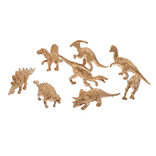 Milisten 8 Stück Dinosaurier-Modell Simulations-Dinosaurier- künstlicher Dinosaurier Dekorationen Party tortendeko Einschulung Dino-Figur -Dinosaurier Plastik Golden Milisten 8 Stück Dinosaurier-Modell Simulations-Dinosaurier- künstlicher Dinosaurier Dekorationen Party tortendeko Einschulung Dino-Figur -Dinosaurier Plastik Golden von Milisten