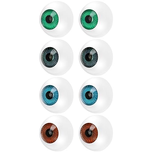 Milisten 8 Stück Halloween-Augäpfel Hohle Gruselige Augen Halbe Augäpfel Horror-Requisiten Realistische Augen Für Halloween-Party-Dekoration Basteln Maskenpuppe DIY-Zubehör 26 Mm Milisten 8 Stück Halloween-Augäpfel Hohle Gruselige Augen Halbe Augäpfel Horror-Requisiten Realistische Augen Für Halloween-Party-Dekoration Basteln Maskenpuppe DIY-Zubehör 26 Mm von Milisten