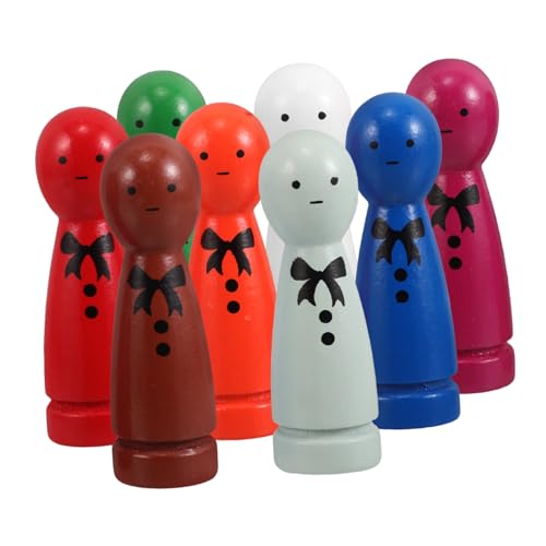 Milisten 8 Stück Kinderpädagogikpuppe für für Vorschule Erzieherisches Bowknot Puppen Spielzeugfiguren für kleine Babypuppen kleine Holzpuppen hölzern Milisten 8 Stück Kinderpädagogikpuppe für für Vorschule Erzieherisches Bowknot Puppen Spielzeugfiguren für kleine Babypuppen kleine Holzpuppen hölzern von Milisten