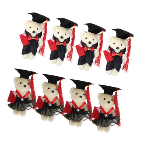 Milisten 8 Stück Mini Abschlussbär Teiliges Plüschbären Dekorationszubehör für Blumensträuße Doktorbär Figuren Süße Geschenkideen für Abschlussfeiern und Feiern Milisten 8 Stück Mini Abschlussbär Teiliges Plüschbären Dekorationszubehör für Blumensträuße Doktorbär Figuren Süße Geschenkideen für Abschlussfeiern und Feiern von Milisten