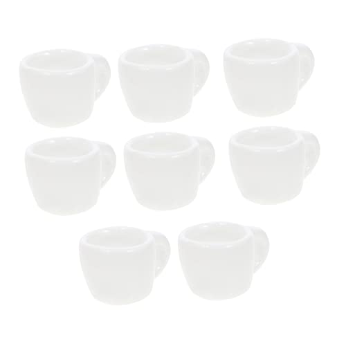 Milisten 8 Stück Mini-Tasse aus Keramik Puppenhaus-Miniaturen Mini-Kaffeetassen Küchenzubehör für Puppenstuben Miniatur-Zubehör kleine Tassen Puppenhaus-Teetassen Weiß Milisten 8 Stück Mini-Tasse aus Keramik Puppenhaus-Miniaturen Mini-Kaffeetassen Küchenzubehör für Puppenstuben Miniatur-Zubehör kleine Tassen Puppenhaus-Teetassen Weiß von Milisten
