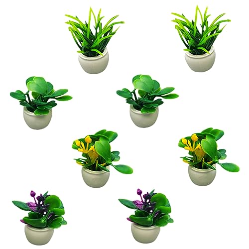 Milisten 8 Stück Mini-pflanzenmodell Töpfe Drinnen Kleine Pflanzentöpfe Künstliche Topfpflanzen Künstliche Pflanzen Miniatur-Dekorationen Miniaturpflanzen Tischminiaturen Plastik Milisten 8 Stück Mini-pflanzenmodell Töpfe Drinnen Kleine Pflanzentöpfe Künstliche Topfpflanzen Künstliche Pflanzen Miniatur-Dekorationen Miniaturpflanzen Tischminiaturen Plastik von Milisten
