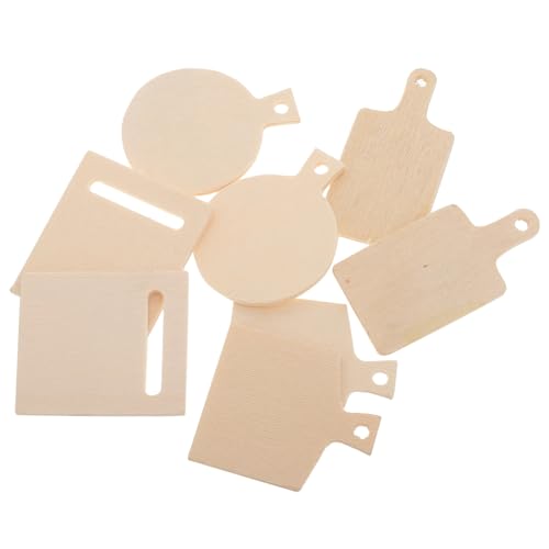 Milisten 8 Stück Mini-schneidebrettmodell Schneidebrett Zum Basteln Unfertigte Schneidebrett Miniaturkoch Schneidebrett Klein Cartoon-schneidebrett Miniatur-puppenhauszubehör Beige Hölzern Milisten 8 Stück Mini-schneidebrettmodell Schneidebrett Zum Basteln Unfertigte Schneidebrett Miniaturkoch Schneidebrett Klein Cartoon-schneidebrett Miniatur-puppenhauszubehör Beige Hölzern von Milisten