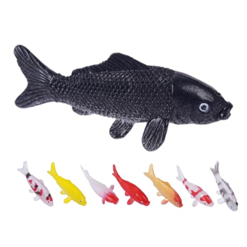 Milisten 8 Stück Realistische Koi Fisch Figuren PVC Weiche Miniatur Goldfische für Aquarium Deko Bonsai Miniatur Teich Langlebige Schwimmende Fische für DIY Projekte und Gartendekoration Milisten 8 Stück Realistische Koi Fisch Figuren PVC Weiche Miniatur Goldfische für Aquarium Deko Bonsai Miniatur Teich Langlebige Schwimmende Fische für DIY Projekte und Gartendekoration von Milisten