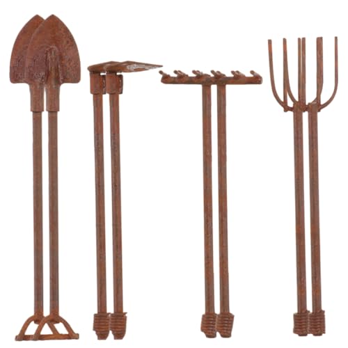Milisten 8 Stück Retro -Mini -Werkzeuge Feengarten Zubehör Gartenwerkzeuge Puppenhausmöbel Miniaturgartenzubehör Gartengeräte aus Metall Mini- -Tool-Kit Eisen Brown Milisten 8 Stück Retro -Mini -Werkzeuge Feengarten Zubehör Gartenwerkzeuge Puppenhausmöbel Miniaturgartenzubehör Gartengeräte aus Metall Mini- -Tool-Kit Eisen Brown von Milisten