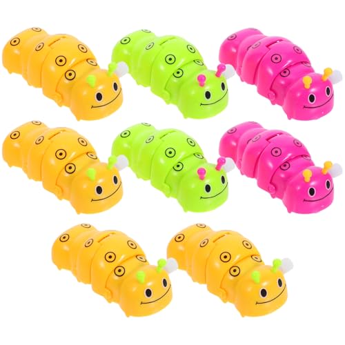 Milisten 8 Stück Teiliges Aufziehspielzeug für Bunte Lustige für Kreative Spielstunden Fördert Motorische Fähigkeiten und Eltern Junge Mädchen Interaktion Zufällige Farbe Zufällige Farbe von Milisten
