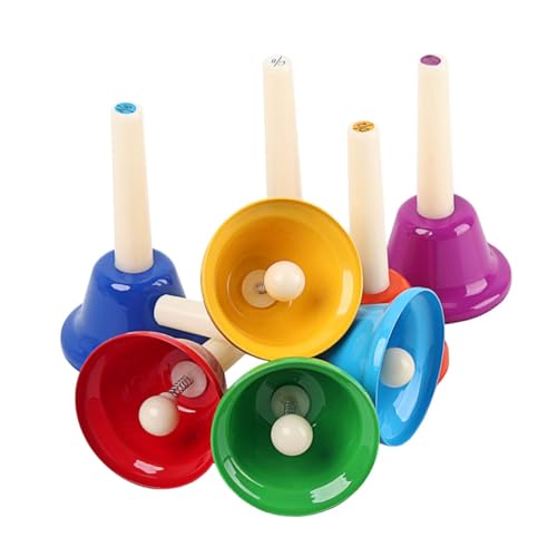 Milisten 8 Stück Teiliges Bunte Handglocken für Kindergarten Klare Töne Pädagogisches Musikinstrument Koordination und des Hörsinns für Vorschule und Früherziehung Milisten 8 Stück Teiliges Bunte Handglocken für Kindergarten Klare Töne Pädagogisches Musikinstrument Koordination und des Hörsinns für Vorschule und Früherziehung von Milisten