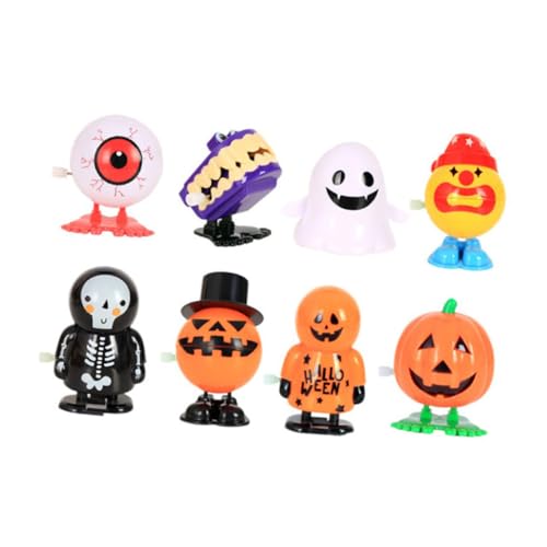 Milisten 8 Stück Teiliges Halloween Aufziehspielzeug für Lustige Tragbare Spielzeuge mit für Halloween Partys Zufälliger Stil von Milisten