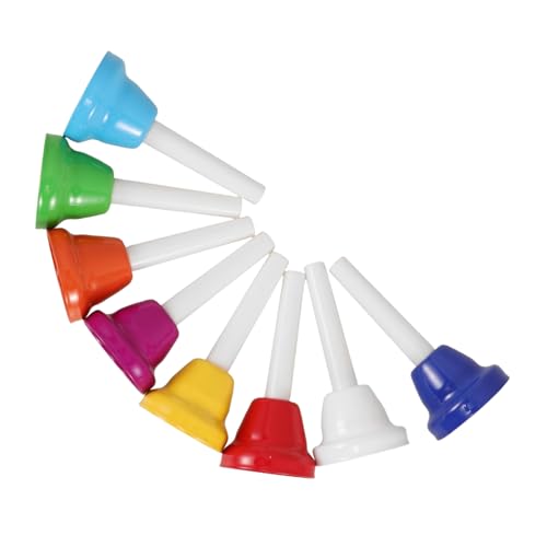 Milisten 8 Stück Teiliges Handglocken Set für Farbenfrohes Musikspielzeug aus Bildungsinstrument für Kleinkinder für Kindergärten und Zuhause Milisten 8 Stück Teiliges Handglocken Set für Farbenfrohes Musikspielzeug aus Bildungsinstrument für Kleinkinder für Kindergärten und Zuhause von Milisten