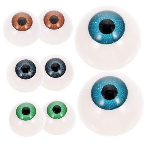 Milisten 8 Stück Teiliges Hohler Puppenaugen Zubehör für Halloween Horror Requisiten DIY Augäpfel Zufälligen Farben für Masken und Party Dekorationen Zufällige Farbe Zufällige Farbe Milisten 8 Stück Teiliges Hohler Puppenaugen Zubehör für Halloween Horror Requisiten DIY Augäpfel Zufälligen Farben für Masken und Party Dekorationen Zufällige Farbe Zufällige Farbe von Milisten