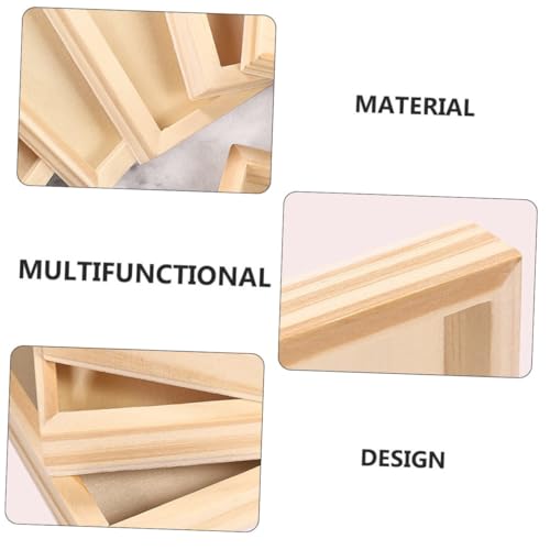 Milisten 8 Stück Teiliges Holzspielzeug Aufbewahrungstabletts Umweltfreundliche Puzzleteile Ablage Robustes Puzzle Tray für Ordnung und Spielspaß von Milisten