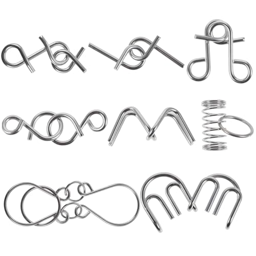 Milisten 8 Stück Teiliges Metallpuzzle für Patienten Interaktives Denkspielzeug zur Gehirnübung Robustes Denksportspiel für Erwachsene Fördert Problemlösung und Hand Augen Koordination Milisten 8 Stück Teiliges Metallpuzzle für Patienten Interaktives Denkspielzeug zur Gehirnübung Robustes Denksportspiel für Erwachsene Fördert Problemlösung und Hand Augen Koordination von Milisten