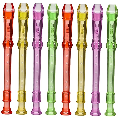 Milisten 8 Stück Teiliges Mini Klarinette aus Kunststoff Flöte für Anfänger und Musikschüler Lerninstrument für Altersgruppen von Milisten