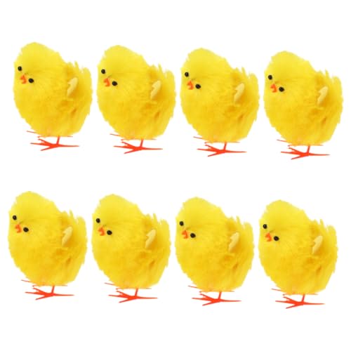 Milisten 8 Stück Teiliges Mini Plüschküken Set Gelbe Flauschige Hohe Gefüllte Hühnerfiguren für Osterdekoration Bastelprojekte und Partygeschenke Milisten 8 Stück Teiliges Mini Plüschküken Set Gelbe Flauschige Hohe Gefüllte Hühnerfiguren für Osterdekoration Bastelprojekte und Partygeschenke von Milisten