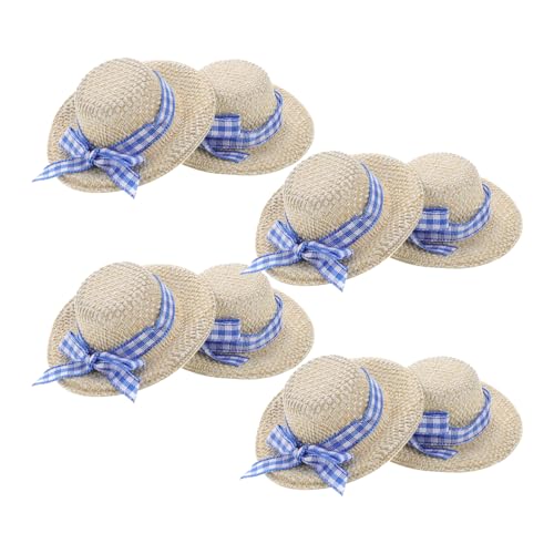 Milisten 8 Stück Teiliges Mini Strohhut mit Schleife Leichte Puppenhüte für Puppen Vielseitige DIY Bastelaccessoires Stabile Modische Miniatur Hüte für Puppenhaus Dekoration Milisten 8 Stück Teiliges Mini Strohhut mit Schleife Leichte Puppenhüte für Puppen Vielseitige DIY Bastelaccessoires Stabile Modische Miniatur Hüte für Puppenhaus Dekoration von Milisten