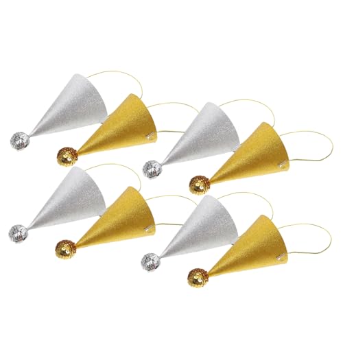 Milisten 8 Stück Teiliges Partyhüte mit Gold und Silberglitzer Pompons Kindergeburtstag Partyhütchen aus Papier Bequeme Geburtstagsmützen für Junge Mädchen und Mädchen Bunte Fotorequisiten Milisten 8 Stück Teiliges Partyhüte mit Gold und Silberglitzer Pompons Kindergeburtstag Partyhütchen aus Papier Bequeme Geburtstagsmützen für Junge Mädchen und Mädchen Bunte Fotorequisiten von Milisten