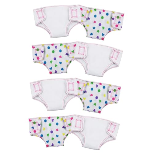 Milisten 8 Stück Teiliges Puppen Unterwäsche aus Elastischem Material Niedliche Mini Panties für Amerikanische Mädchenpuppe Realistische Puppenkleidung Kindgerechte Anziehspielzeug Milisten 8 Stück Teiliges Puppen Unterwäsche aus Elastischem Material Niedliche Mini Panties für Amerikanische Mädchenpuppe Realistische Puppenkleidung Kindgerechte Anziehspielzeug von Milisten