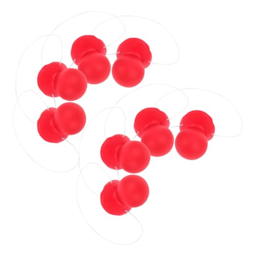 Milisten 8 Stück Teiliges Rotes Clown Nasen für Halloween Kostüm Leichtes Komfortables Party Accessoire für Familien Authentisches Design für Karneval Rollenspiele und Themenpartys Milisten 8 Stück Teiliges Rotes Clown Nasen für Halloween Kostüm Leichtes Komfortables Party Accessoire für Familien Authentisches Design für Karneval Rollenspiele und Themenpartys von Milisten