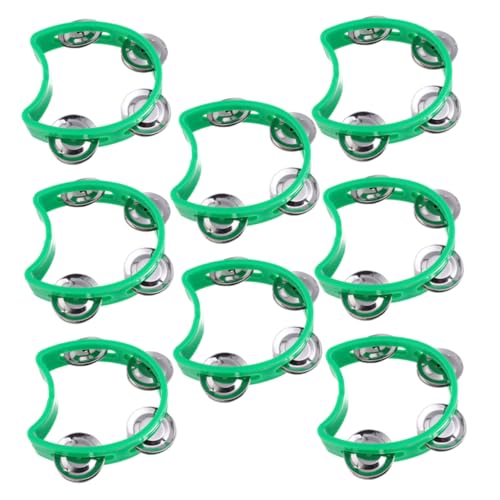 Milisten 8 Stück Teiliges Tamburin Grün mit Schellen Ergonomisches Musikinstrument für Kleinkinder Fördert Feinmotorik Klarer für Gruppenaktivitäten und Kreative Musikspiele Milisten 8 Stück Teiliges Tamburin Grün mit Schellen Ergonomisches Musikinstrument für Kleinkinder Fördert Feinmotorik Klarer für Gruppenaktivitäten und Kreative Musikspiele von Milisten