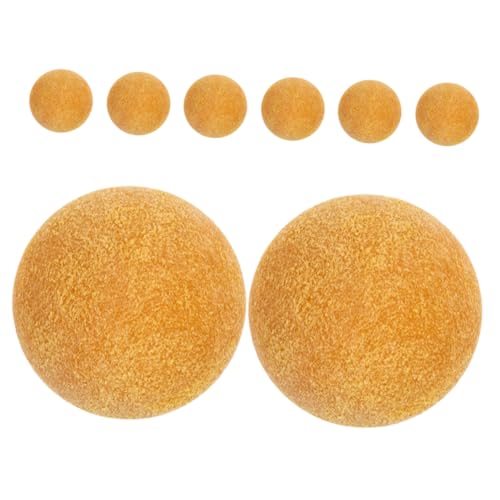Milisten 8 Stück Tischfußball Ersatzbälle für Kickerbälle Mini-Fußbälle als Gastgeschenke Plastikkugeln Foosball Mini-Sportbälle Mini-Fußball Mini -Bälle Abs Yellow Milisten 8 Stück Tischfußball Ersatzbälle für Kickerbälle Mini-Fußbälle als Gastgeschenke Plastikkugeln Foosball Mini-Sportbälle Mini-Fußball Mini -Bälle Abs Yellow von Milisten