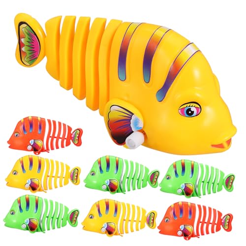 Milisten 8 Stück Uhrwerk Wippfisch Badespielzeug Für Babys Die Tierbaby Badewannentiere Roboterfische Schwimmende Fischspielzeuge Für Die Badewanne Uhrwerk Schwingende Cartoon Fische Milisten 8 Stück Uhrwerk Wippfisch Badespielzeug Für Babys Die Tierbaby Badewannentiere Roboterfische Schwimmende Fischspielzeuge Für Die Badewanne Uhrwerk Schwingende Cartoon Fische von Milisten