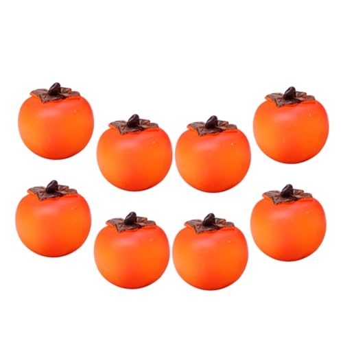 Milisten 8 Stück künstliche Fruchtverzierung bastelset basteln künstliches Kaki-Modell Dekoratives Obstmodell Puppenhausdekor Nachahmung von Früchten Harz Orange Milisten 8 Stück künstliche Fruchtverzierung bastelset basteln künstliches Kaki-Modell Dekoratives Obstmodell Puppenhausdekor Nachahmung von Früchten Harz Orange von Milisten