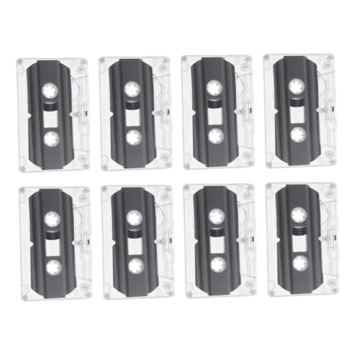 Milisten 8 Stück leeres Band Audiokassetten Musikband Leere Kassette tragbarer Kassettenrekorder Bandrekorder Kassettenklebebahn Kassettenmusik Miniband Musikkassetten Plastik Transparent Milisten 8 Stück leeres Band Audiokassetten Musikband Leere Kassette tragbarer Kassettenrekorder Bandrekorder Kassettenklebebahn Kassettenmusik Miniband Musikkassetten Plastik Transparent von Milisten