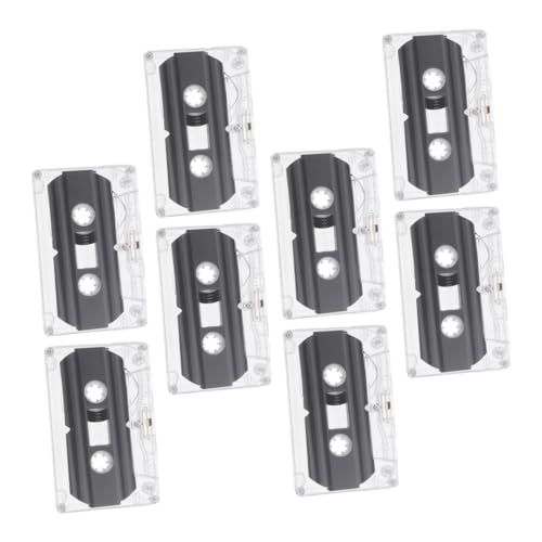 Milisten 8 Stück leeres Band Musikkassetten 30-Minuten-Leerkassette klares Tonband Musikband Kassettenmusik Musikaufnahmekassette Leere Musikkassette Kurze Kassette Plastik Transparent Milisten 8 Stück leeres Band Musikkassetten 30-Minuten-Leerkassette klares Tonband Musikband Kassettenmusik Musikaufnahmekassette Leere Musikkassette Kurze Kassette Plastik Transparent von Milisten