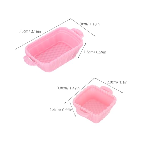 Milisten 80 Stück Miniatur Puppenhaus Supermarkt Körbe Vielseitige Mini Lagerkörbe für Brot Obst Spielküche Zubehör Kindersicher als Geschenk und Lernspielzeug Milisten 80 Stück Miniatur Puppenhaus Supermarkt Körbe Vielseitige Mini Lagerkörbe für Brot Obst Spielküche Zubehör Kindersicher als Geschenk und Lernspielzeug von Milisten