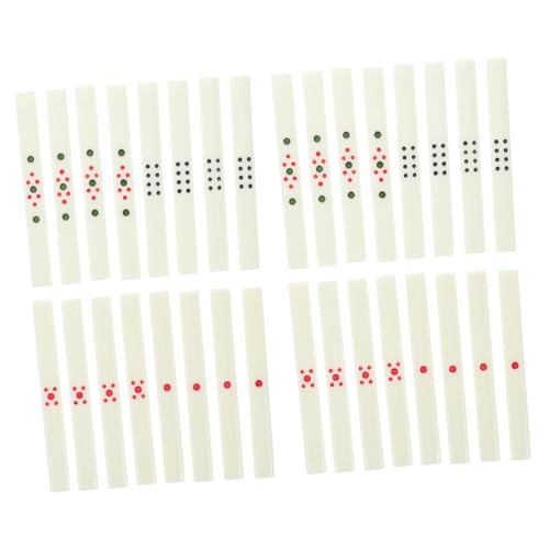 Milisten 88 Stück Chip-Stick Chinesische Mahjong-Wertung Mahjongg-Zubehör Mahjong-Kartenspiel chinesische brettspiele Plastik Beige Milisten 88 Stück Chip-Stick Chinesische Mahjong-Wertung Mahjongg-Zubehör Mahjong-Kartenspiel chinesische brettspiele Plastik Beige von Milisten