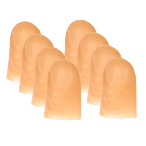 Milisten 8Stücke Daumenlicht Magische Fingerlichter Für Zaubertricks Und Partys Weiche Fingerlampe Rot Einfach Zu Bedienen von Milisten