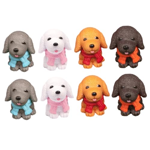 Milisten 8Stücke Hundedekoration Welpen Modelle Farben Realistische Hund Figuren Süße Ornamente für Kreative Deko Innen und Außenbereichen Milisten 8Stücke Hundedekoration Welpen Modelle Farben Realistische Hund Figuren Süße Ornamente für Kreative Deko Innen und Außenbereichen von Milisten