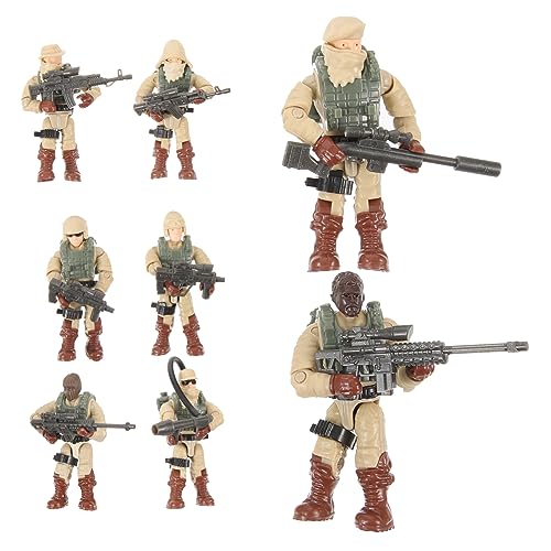 Milisten 8Stücke Mini Menschen Modelle Bewegliche Figuren für Sandtisch Szenen Soldaten Figuren für Sammlungen und Dekorationen Milisten 8Stücke Mini Menschen Modelle Bewegliche Figuren für Sandtisch Szenen Soldaten Figuren für Sammlungen und Dekorationen von Milisten