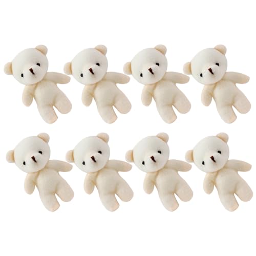 Milisten 8Stücke Mini Plüschbären Schlüsselanhänger Weiche Kuscheltiere Für DIY Handwerksdesign Langlebige Ornamente Dekoration Milisten 8Stücke Mini Plüschbären Schlüsselanhänger Weiche Kuscheltiere Für DIY Handwerksdesign Langlebige Ornamente Dekoration von Milisten