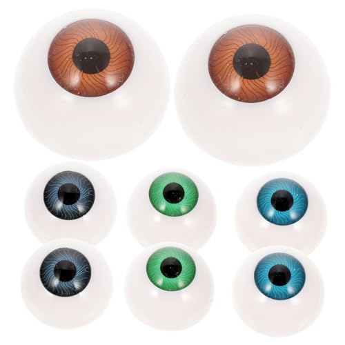 Milisten 8Stücke Teiliges Augen Puppenaugen Zubehör für Halloween Requisiten DIY Augäpfel Zufälligen Farben für Kreative Bastelprojekte Milisten 8Stücke Teiliges Augen Puppenaugen Zubehör für Halloween Requisiten DIY Augäpfel Zufälligen Farben für Kreative Bastelprojekte von Milisten