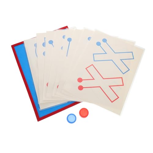 Milisten 8Stücke Teiliges Lernspielzeug für Gehirnentwicklung und Hand Auge Koordination Interaktives Kartenspiel für Kleinkinder Ab Jahren Fördert Kognitive Fähigkeiten und Konzentration von Milisten