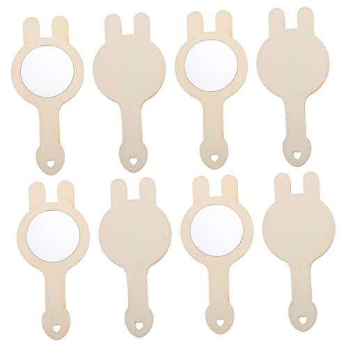 Milisten 8Stücke Unvollendete Holzspiegel Für DIY Bastelset Für Handwerk Zubehör Für Kreative Projekte Und Geburtstagsgeschenke Jungen Milisten 8Stücke Unvollendete Holzspiegel Für DIY Bastelset Für Handwerk Zubehör Für Kreative Projekte Und Geburtstagsgeschenke Jungen von Milisten