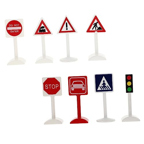 Milisten 8Stücke Verkehrszeichen für Teiliges Pädagogisches für Straßensicherheit und Modellbau aus Langlebigem Fördert Kognitive Fähigkeiten und Kreative Rollenspiele Milisten 8Stücke Verkehrszeichen für Teiliges Pädagogisches für Straßensicherheit und Modellbau aus Langlebigem Fördert Kognitive Fähigkeiten und Kreative Rollenspiele von Milisten