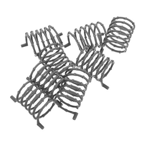 Milisten 8pcs Sicherheitsleitplanken Armee Szenenzubehör Bausteine ​​playset Plastikbaum -bausteine ​​Model Armeeausrüstungsausrüstungen Für DIY von Milisten