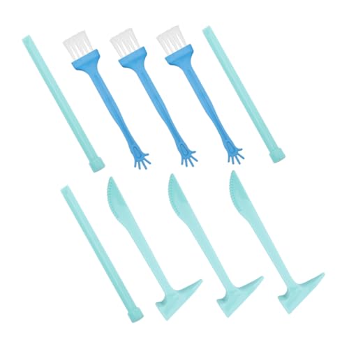 Milisten 9 Sets Set Grabwerkzeug Werkzeuge Ausgrabung Bagger Archäologie Für Zahlen Kits Hammer Bagger Kleine Rollenspiel Dig Kit Grabspielzeug Meißel Bürste Kunststoff von Milisten
