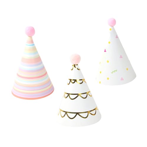 Milisten 9 Stck Teiliges Partyhüte mit Bronzierenden Wollbommel Farbigen Streifen und Kleinen Spitzen Dreiecksmützen Wiederverwendbar für Geburtstagsfeiern und Kostümanlässe Milisten 9 Stck Teiliges Partyhüte mit Bronzierenden Wollbommel Farbigen Streifen und Kleinen Spitzen Dreiecksmützen Wiederverwendbar für Geburtstagsfeiern und Kostümanlässe von Milisten